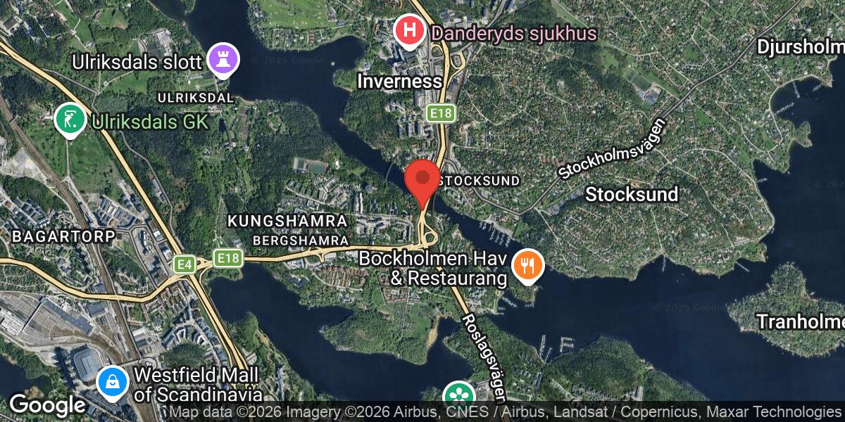 E18 begränsas till ett körfält mellan Trafikplats Bergshamra och Stocksundsbron under nattarbete