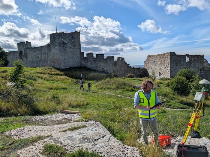 Ny 3D-teknik ska stärka övervakningen av Visby ringmur