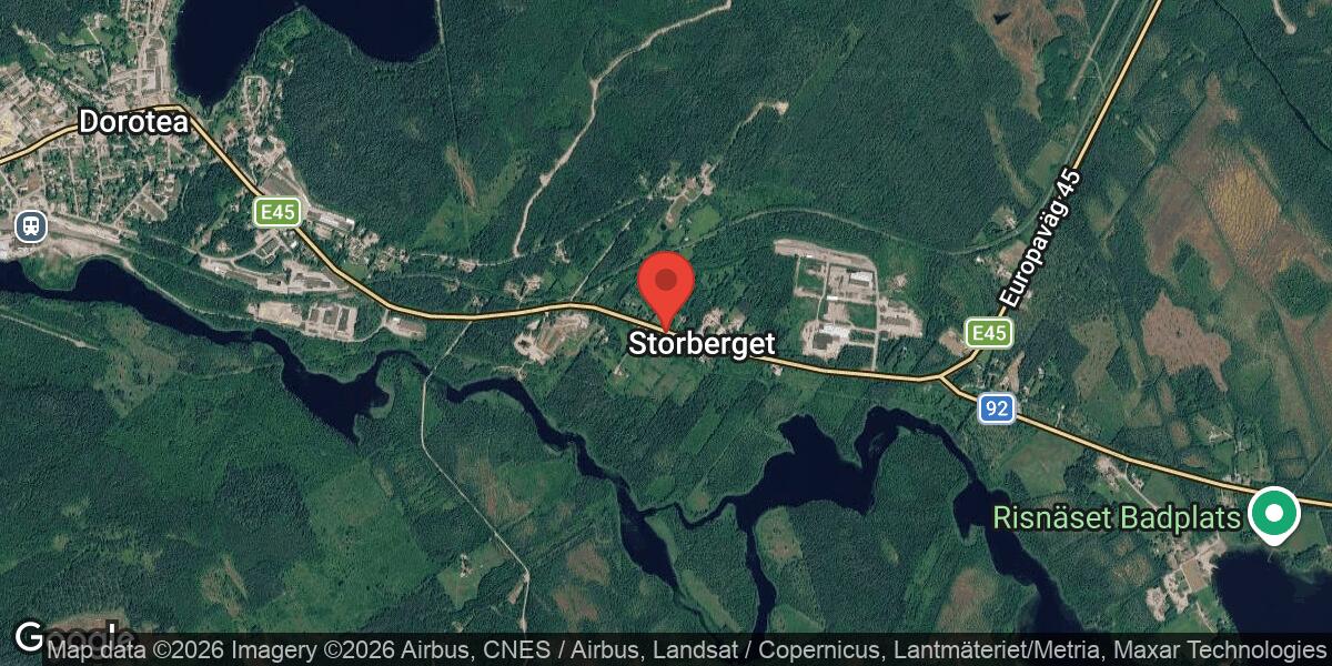 Vägarbete med stor påverkan på E45 mellan Dorotea Kyrka och Storberget
