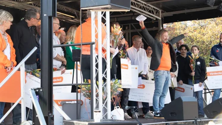 Skurups Sparbank delar ut Miljonen under Gatufesten – 12.30 på torget