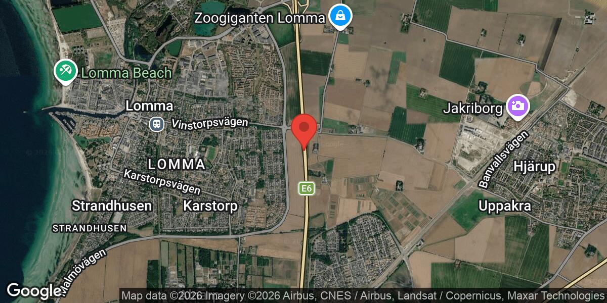 Brand i fordon på E6 mellan Lomma och Alnarp påverkar trafiken