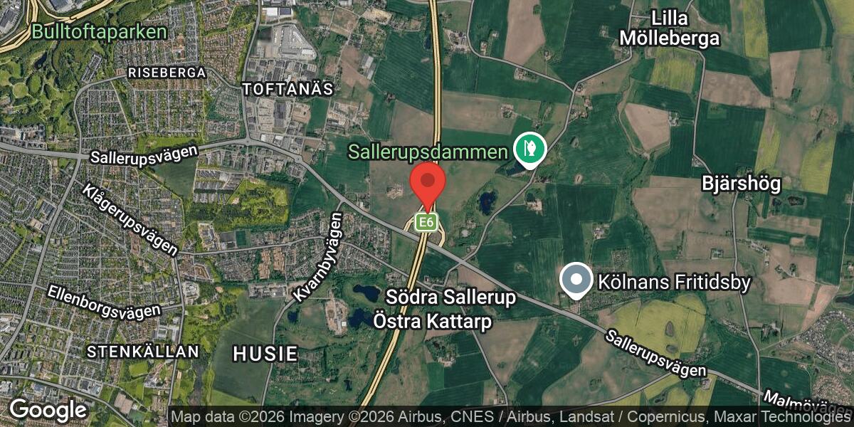 Bärgning på E6 mellan trafikplatserna Sunnanå och Sallerup påverkar trafiken