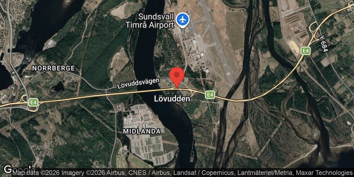 Vägarbete med stor påverkan på E4 i Timrå kommun den 1 oktober