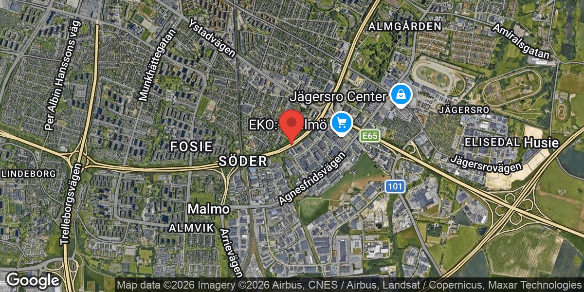 Olycka med flera fordon på E6 mellan Fosie by och Hindby