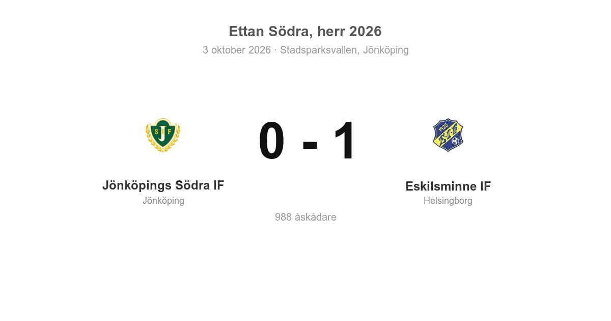 Förlust mot Eskilsminne i hemmamatchen