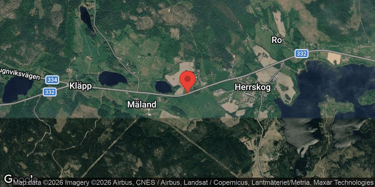 Stillastående lastbil orsakar stor påverkan på väg 332 mellan Mäland och Herrskog