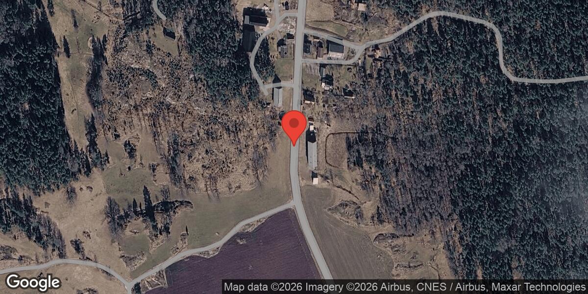 Olja på väg 783 vid Norrhult