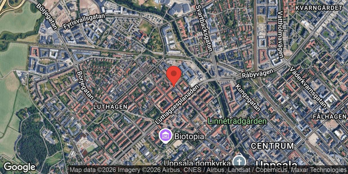 Vägarbete på Geijersgatan i Uppsala