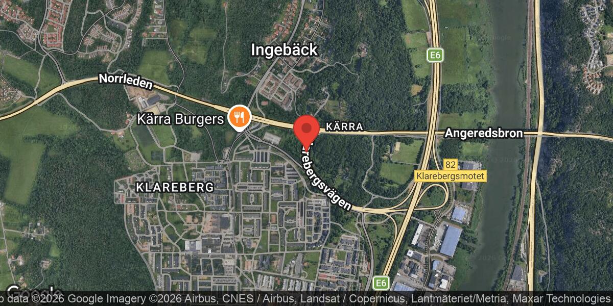 Olycka med flera fordon på E6.20 i Göteborg