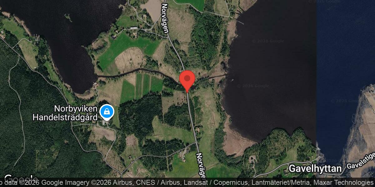 Singelolycka på väg 521 vid Norbyviken