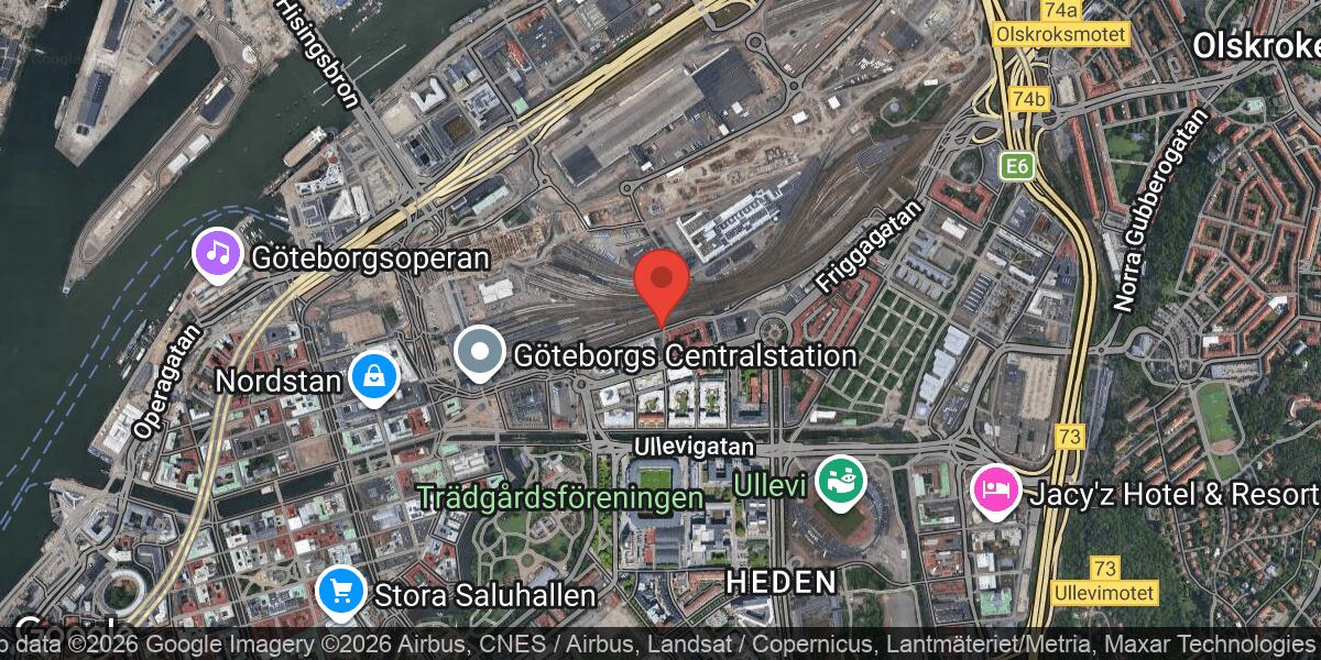Schaktarbete påverkar Åkerigatan i Göteborg