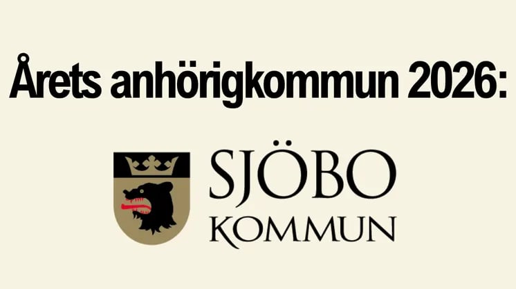 Sjöbo kommun utsedd till Årets anhörigkommun 2026