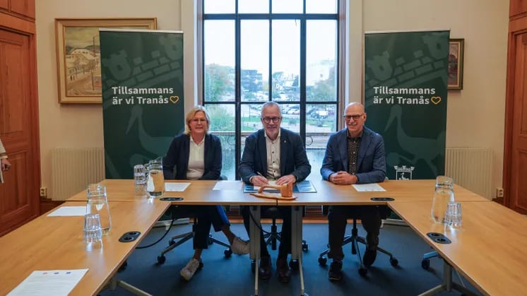 S, M och KD bildar nytt majoritetsstyre i Tranås 2026–2030