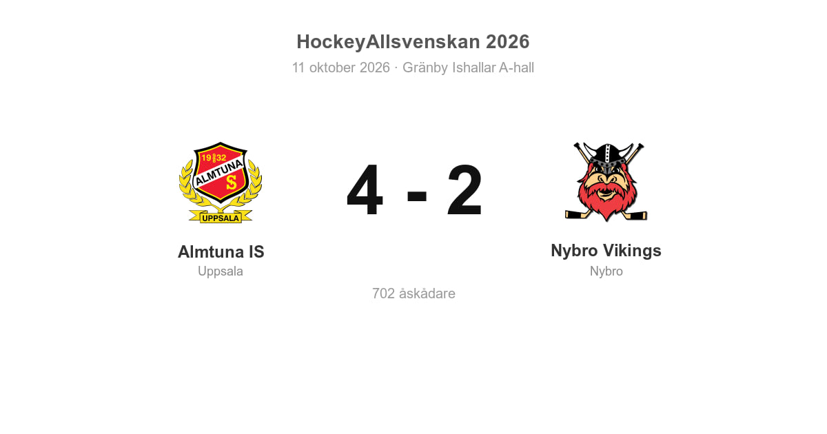 Nybro föll borta mot Almtuna