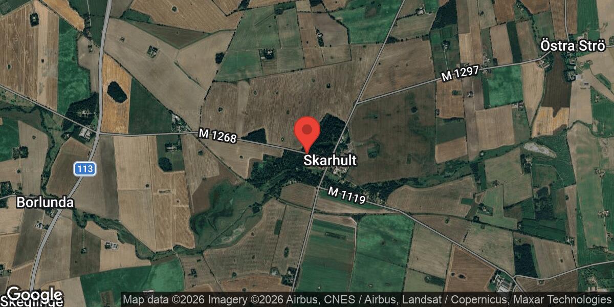 Vägarbete påverkar väg 1268 vid Skarhult