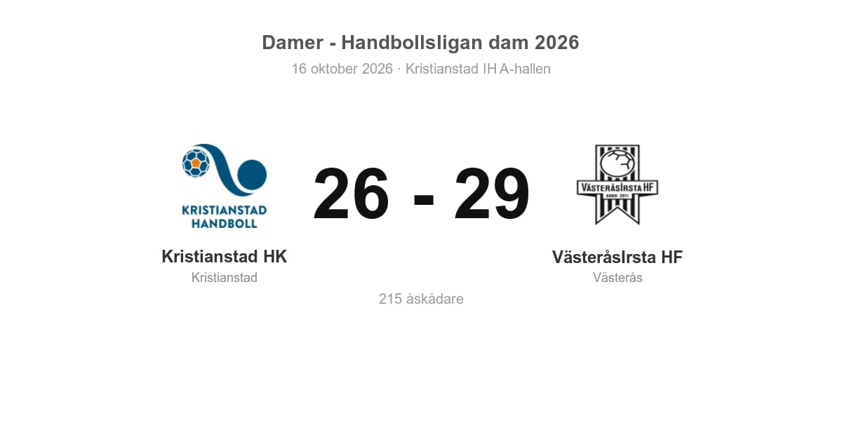 Vinst mot Kristianstad HK i bortamatchen