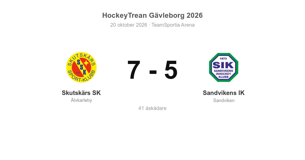 Sandvikens IK föll borta mot Skutskärs SK