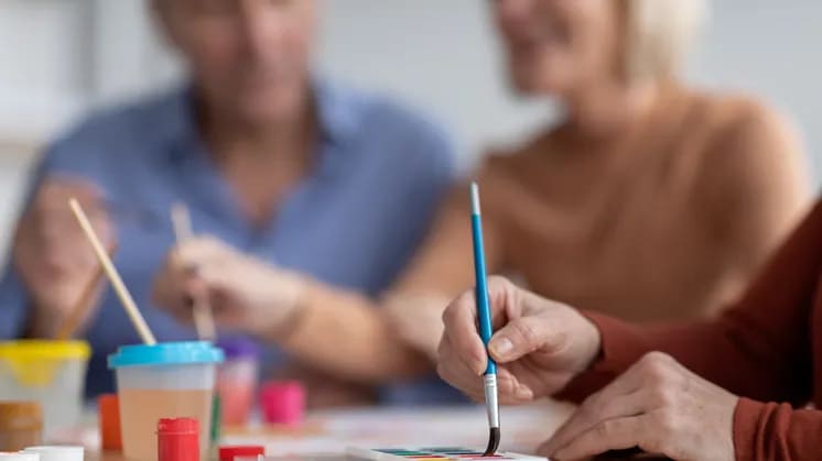 Ny mötesplats för skapande: ”Kreativa seniorer” har startat på Kaleido