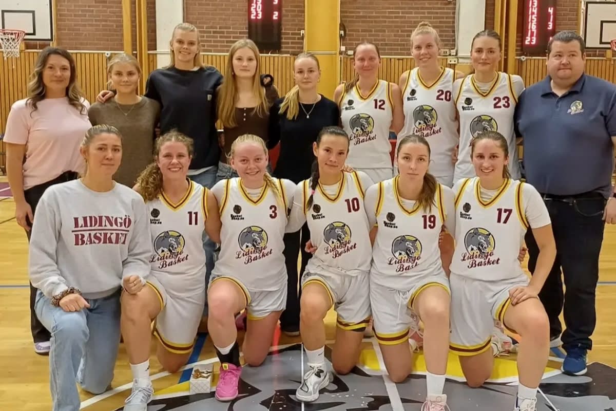 Matchtät vecka för Lidingö Basket – damerna inledde med en vändning