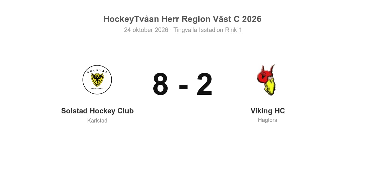 Viking HC föll med 2–8 mot Solstad Hockey Club