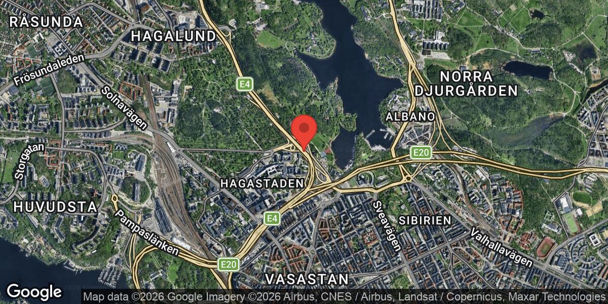 Vägarbete stänger E4 vid Eugeniatunneln i natt