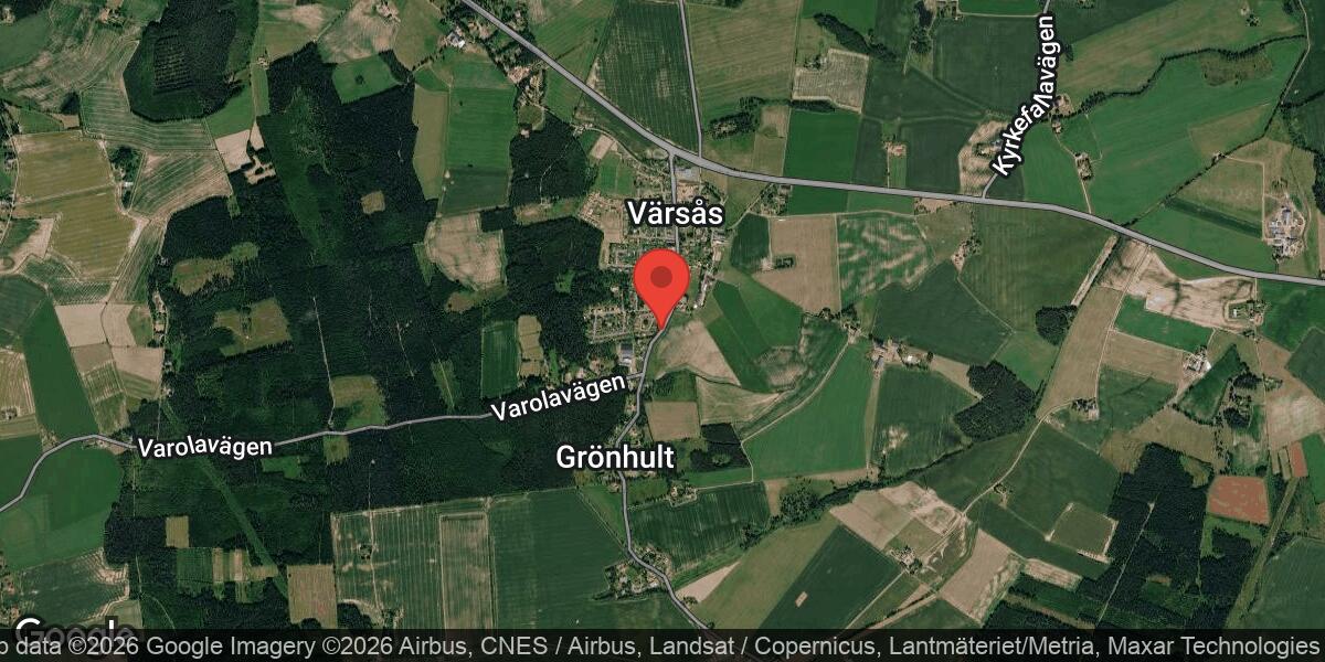 Väg 2891 stängs för trumbyte nära Värsås