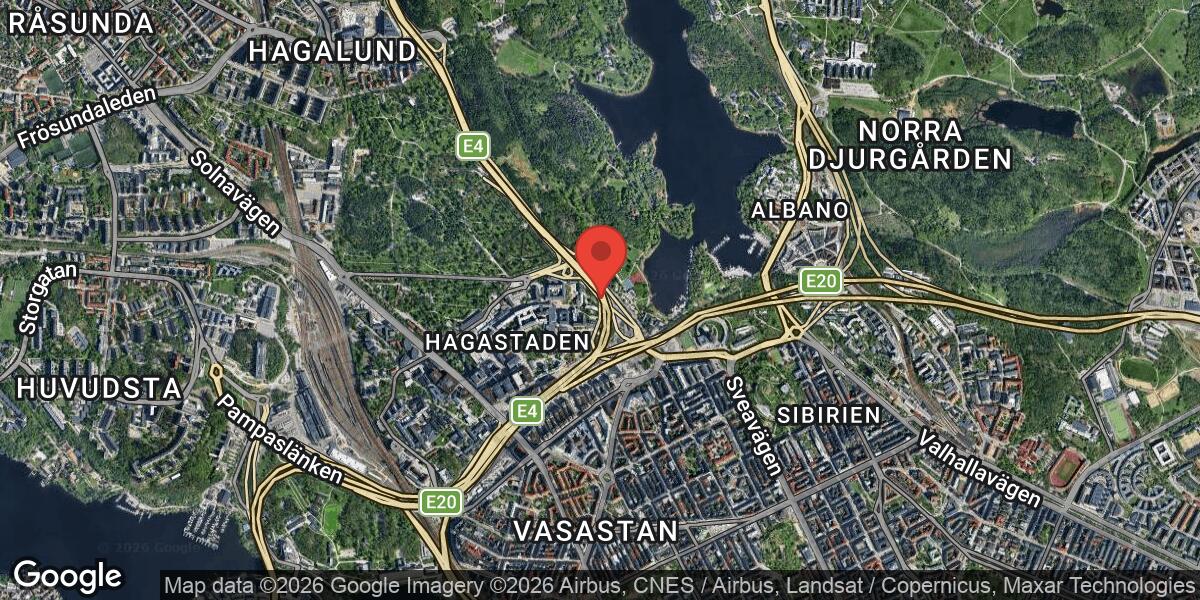 Vägarbete stänger Norra länken mot Ropsten