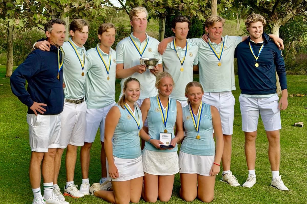 Lidingös juniorer tog SM-guld i golf – vann samtliga matcher