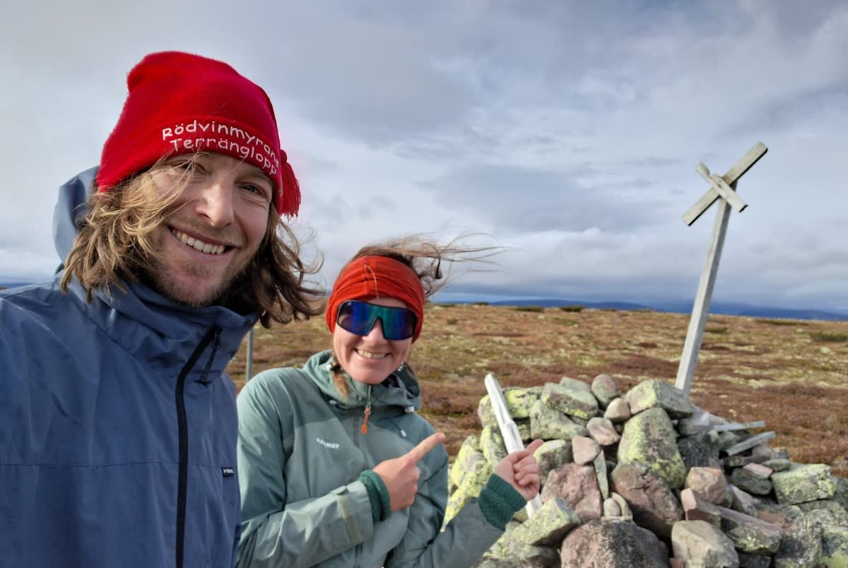 Rasmus besteg Östra Granfjället – med sällskap och lättare cykel