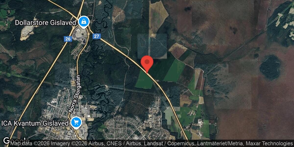 Singelolycka på Väg 27 vid Anderstorp avslutad