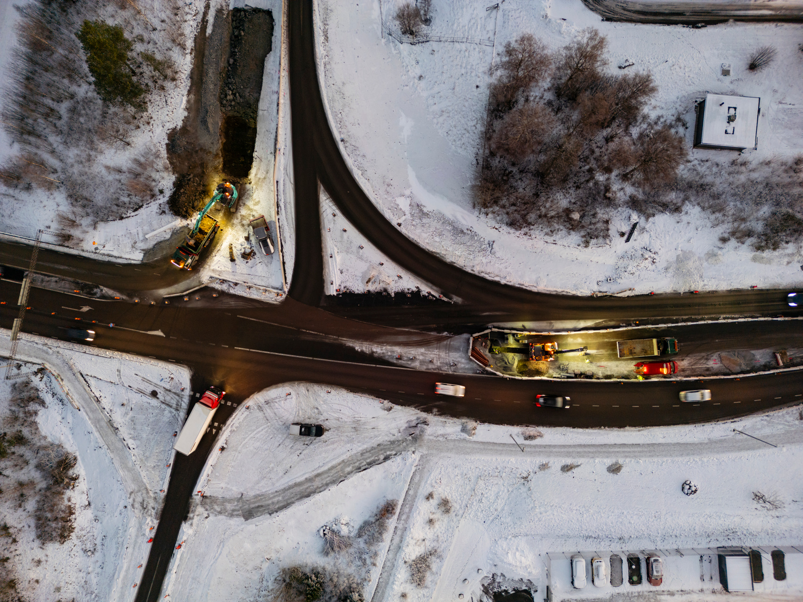 Förseningar i snöröjning och halkbekämpning i Lund