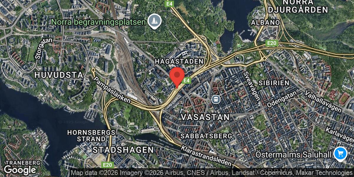 Fordonshaveri vid Eugeniatunneln på E4 i riktning mot Södertälje avslutat