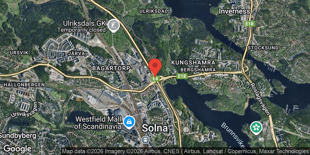 Fordonshaveri på E4 vid Trafikplats Järva Krog – händelsen avslutad