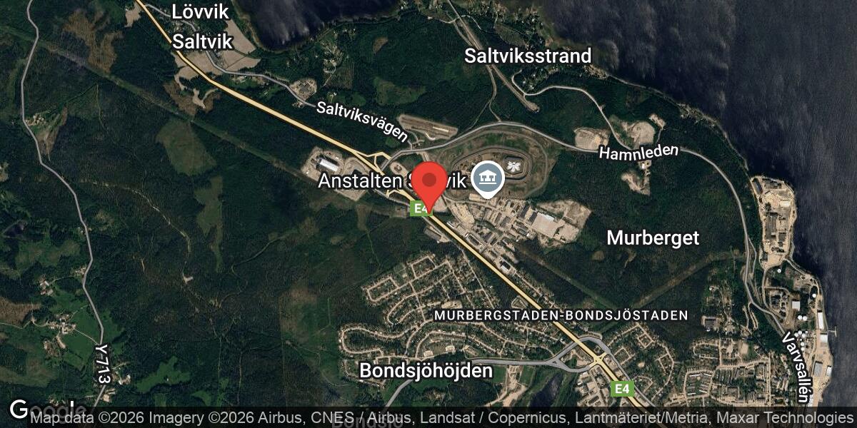 Bärgning av lastbil på E4 vid Saltvik pågår – risk för köbildning