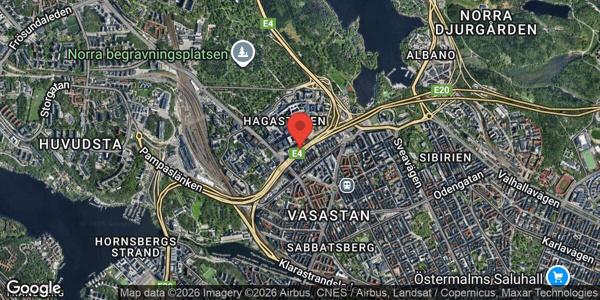 Olycka på E20 vid Norrtullstunneln i riktning mot Södertälje – Händelsen avslutad