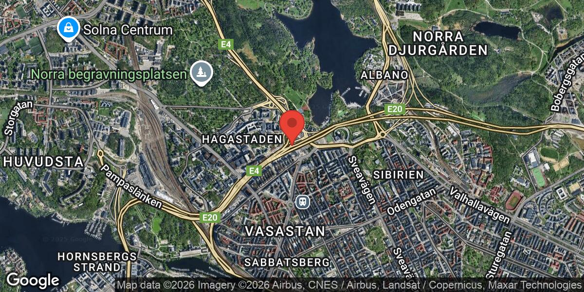 Norrtullsavfarten avstängd under kort tid för tunneltvätt