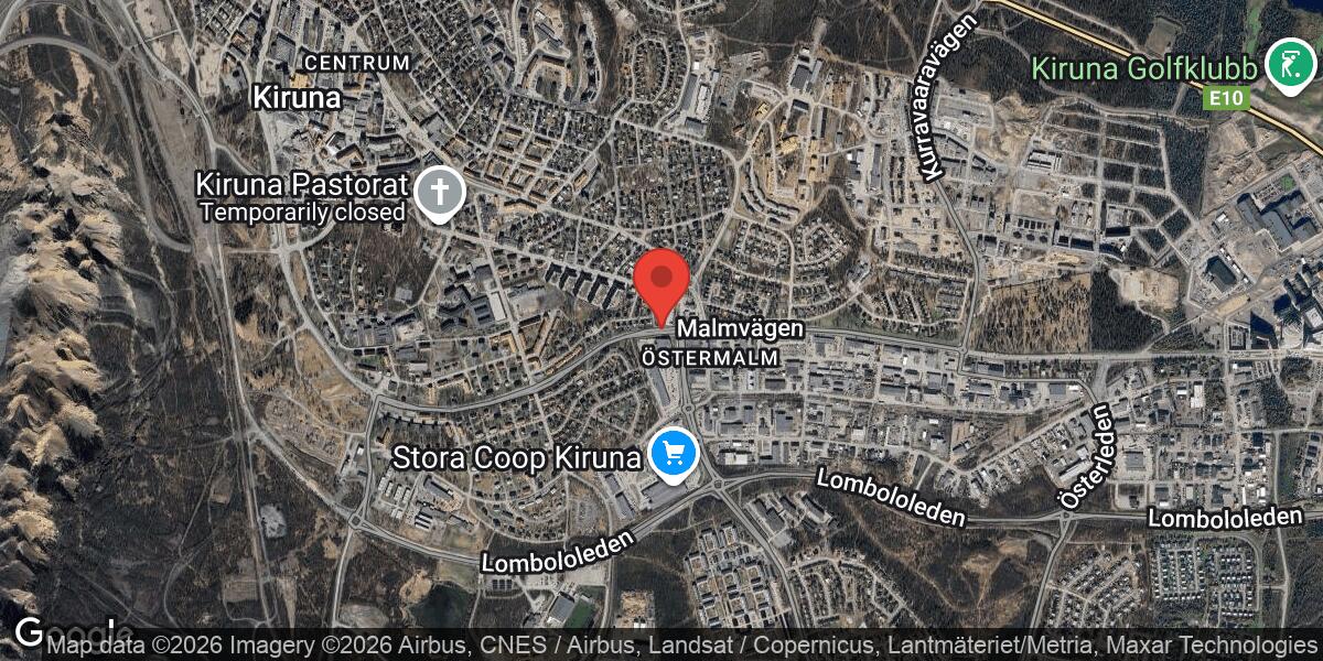 Trafikolycka på väg 873 mellan Malmvägen och Kiruna centrum avslutad