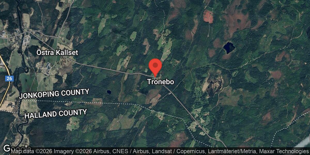 Singelolycka med lastbil stängde av väg 541 vid Käringanäs – händelsen avslutad