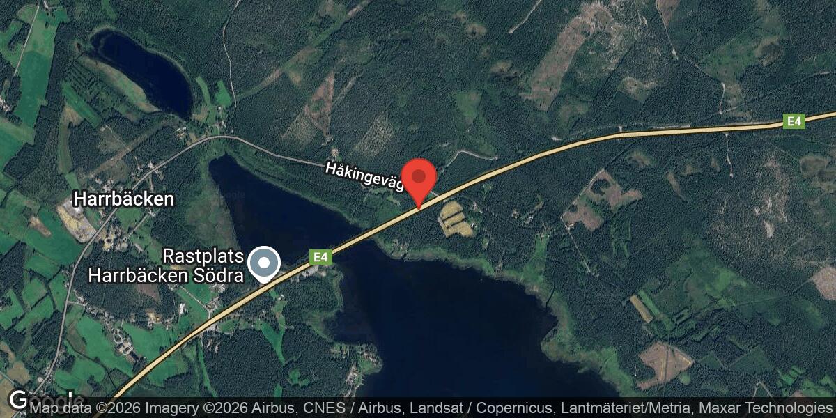 Tappat däck orsakade stor påverkan på E4 mellan Norrfjärden och Rosvik