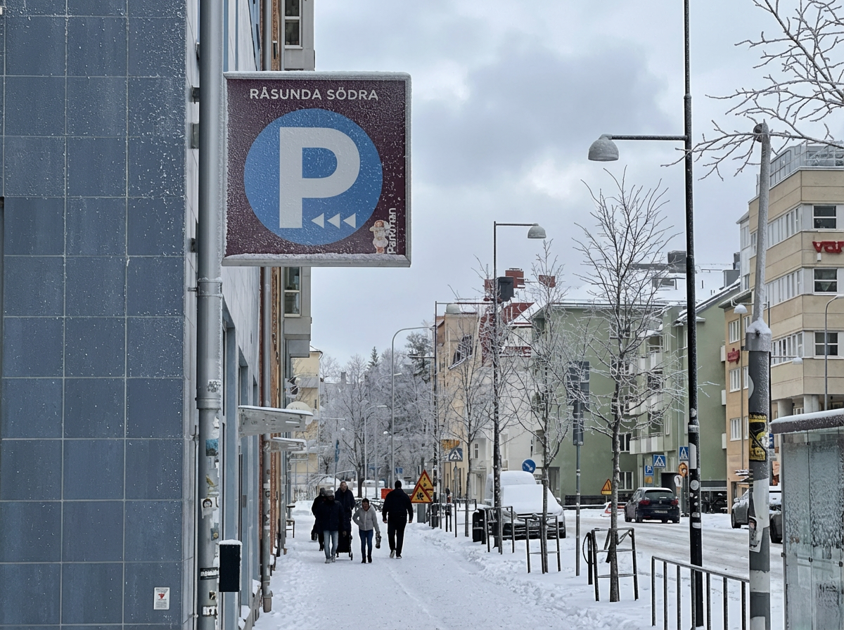 Marsipanens dag och klart vinterväder i Solna