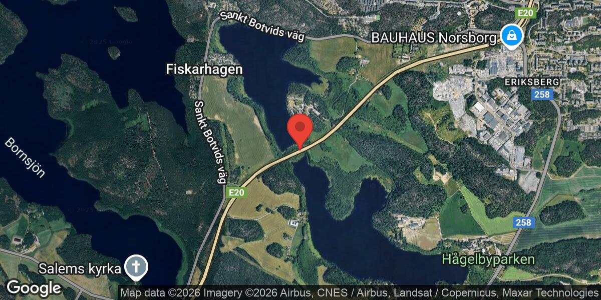 Vägarbete på E4 mellan Getryggen och Salems kyrka avslutat