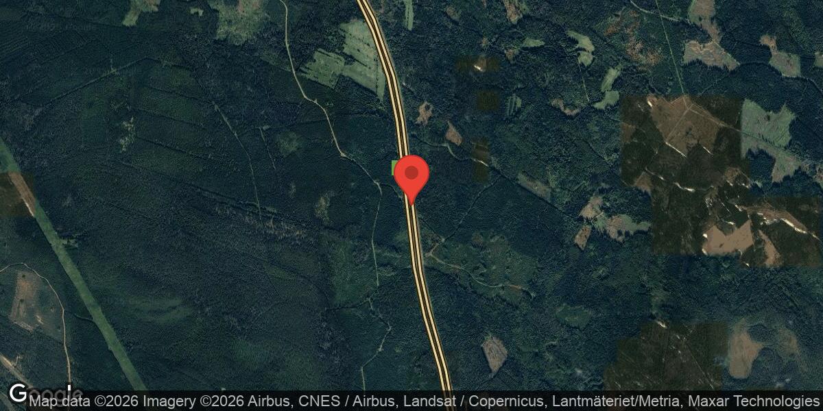 Föremål på vägen orsakade stor påverkan på E4 mellan Tierp och Mehedeby