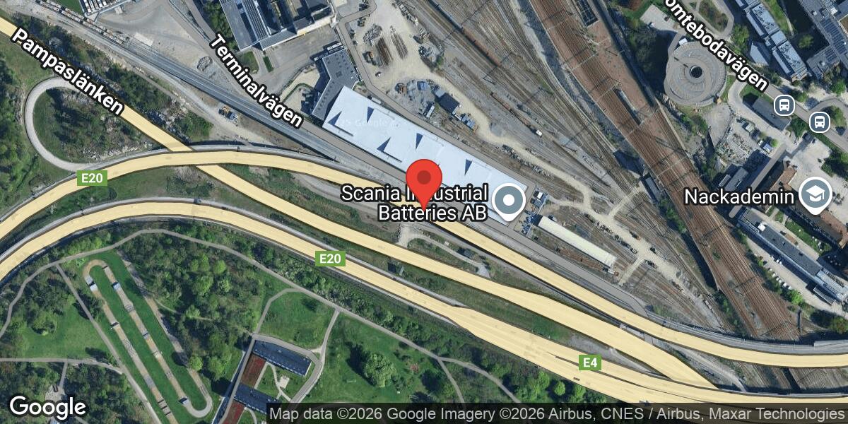 Fordonshaveri på E4 vid Trafikplats Karlberg påverkar trafiken mot Södertälje