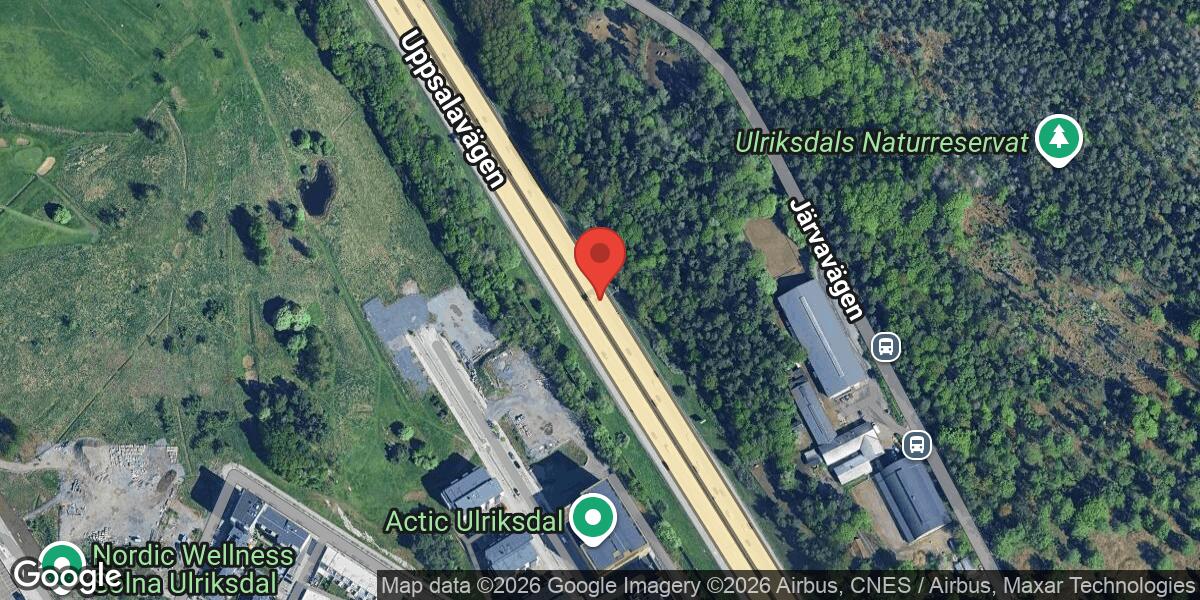 Avslutat vägarbete på E4 vid Trafikplats Järva Krog i riktning mot Uppsala