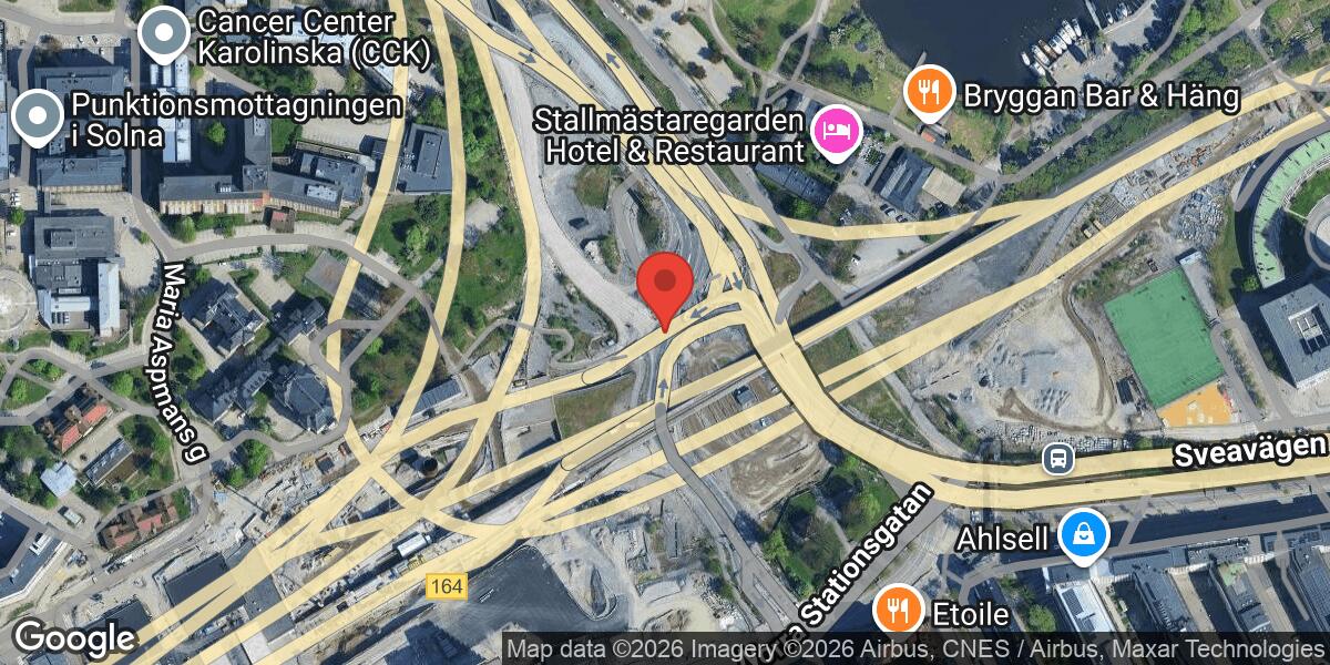 Stallmästartunneln avstängd för tunneltvätt under kvällen den 18 december