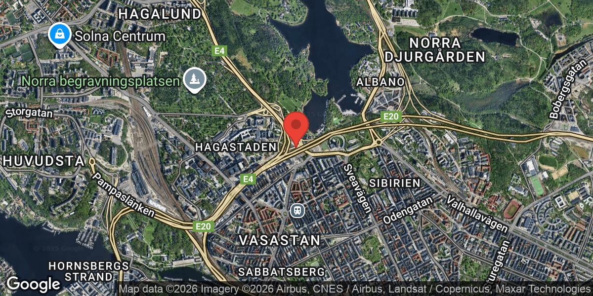 Norra Länken avstängd på grund av drift- och underhållsarbeten