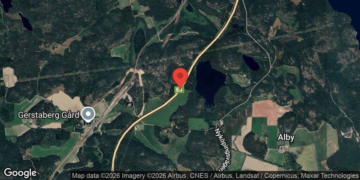 Olycka på E4 mellan Järna och Södertälje syd – ett körfält blockerat