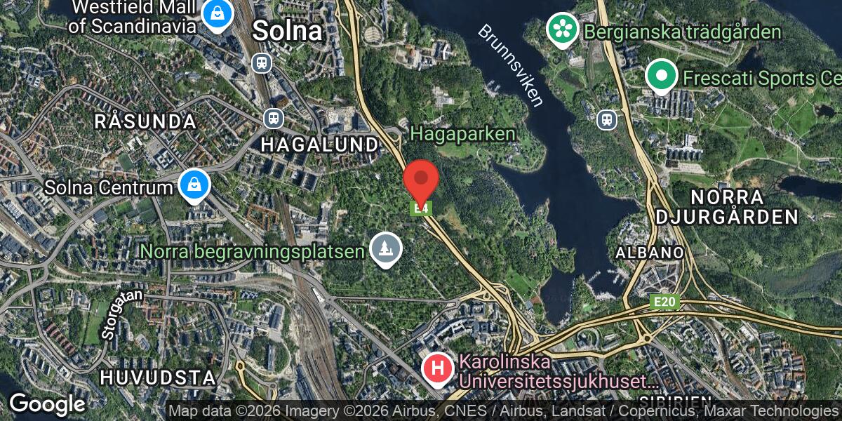 Fordonshaveri på E4 vid Trafikplats Haga Norra påverkar trafiken mot Södertälje