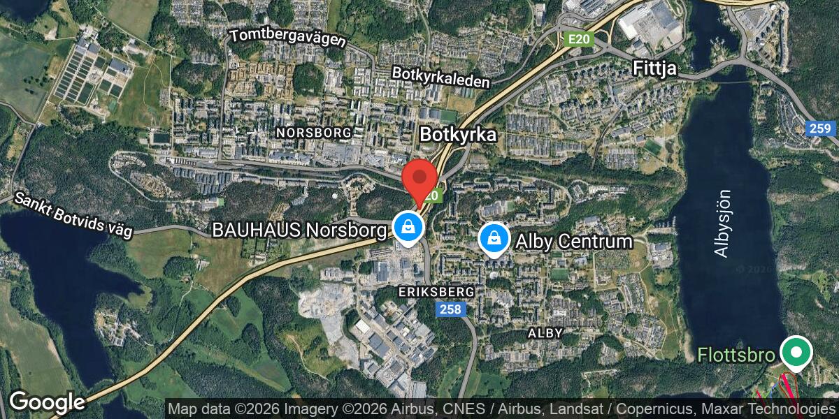 Vägarbete på E4 vid Trafikplats Hallunda påverkar trafiken mot Södertälje