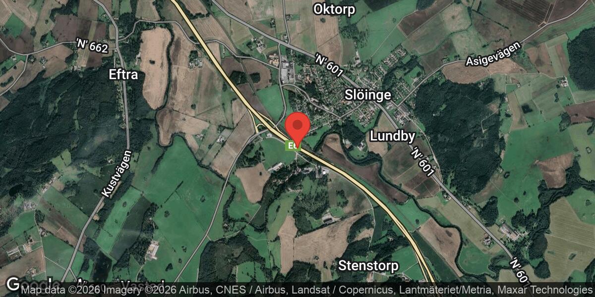 Vägarbete avslutat på E6 mellan Heberg och Getinge